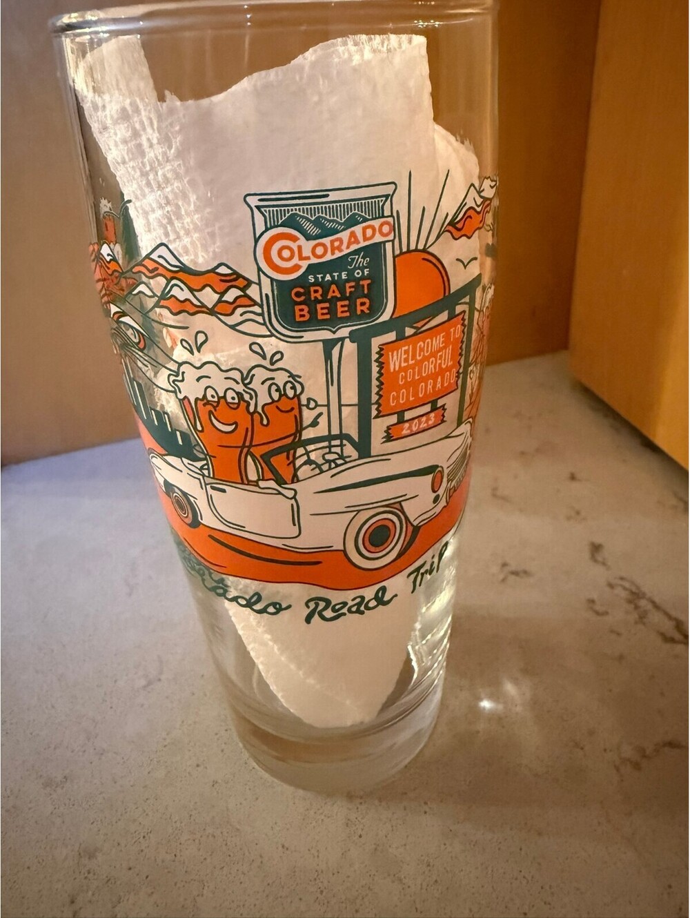 2023 Colorado Pint Day Collector Glass Great Colorado Road Trip Craft Beer Guild